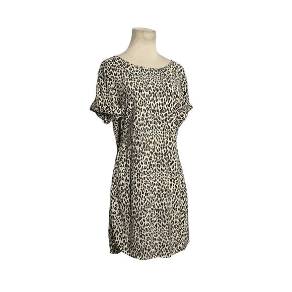 Obey animal print short sleeves mini dress M - Picture 14 of 16